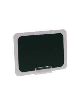 Tafelschild DIN A8 weiss/grün 10Stk. 75x53x0.5mm, ohne Ständerchen, bitte bei Bedarf separat bestellen!